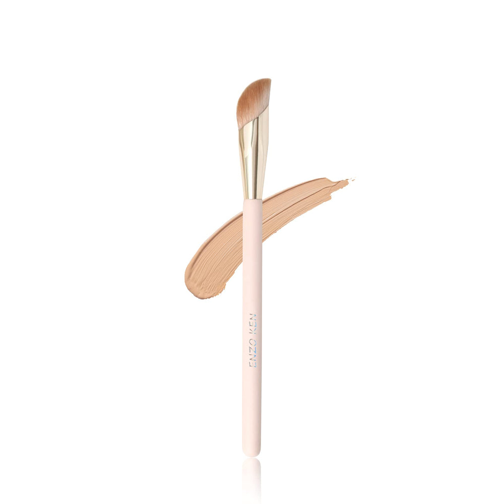 ENZO KEN angled concealer brush under-eye for precise coverage and smooth blending.