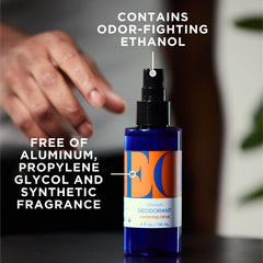 EO Organic Deodorant Spray citrus bottle cap close-up for on-the-go refresh
