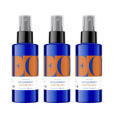 EO Organic Deodorant Spray citrus bottle front for quick freshness