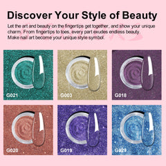 eodci green sparkle dip powder adds festive shimmer and lasting wear.