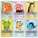 Epielle Character Mask Wild Kingdom pack close-up of playful animal design for a spa night.