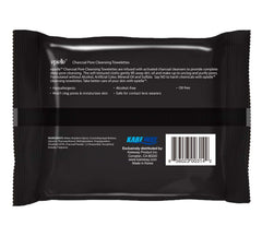 Epielle Charcoal wipes show soft texture for gentle makeup removal