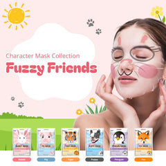 Epielle fuzzy friends penguin mask nourishes skin with a refreshing vibe