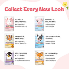 Epielle fuzzy friends puppy mask delivers moisture for cozy skincare