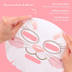 Epielle fuzzy friends tiger mask offers hydrating, energizing care