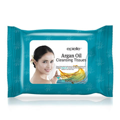 Epielle makeup remover wipes flip-top pack shown for easy, on-the-go use