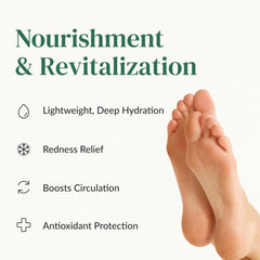 Epielle Nourishing Foot Mask ingredients list highlights shea butter and argan oil.
