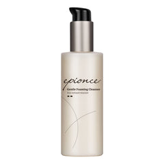Epionce Gentle Foaming Cleanser bottle close-up for gentle daily cleansing.