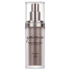 Epionce Intense Defense Serum bottle closeup for hydration-ready application.