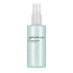 Epionce Purifying Toner bottle demonstrates oil-control for clearer skin.