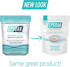 Epsoak unscented Epsom salt ideal for customizable scents and baths