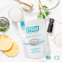 Epsoak USP-grade magnesium sulfate crystals for premium soaking