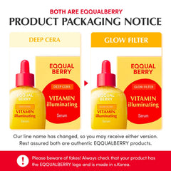 EQQUALBERRY serum application shows quick absorption and lightweight feel.