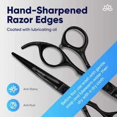 Equinox Razor Edge Series six-point-five-inch length enables versatile trimming and even fades.