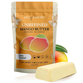 era of nature mango butter block closeup showing creamy texture for DIY body products