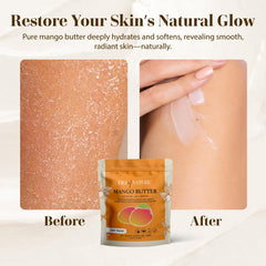 era of nature mango butter hair shine conditioning demonstrates deep conditioning for smoother hair