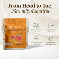 era of nature mango butter sliced nutrient-preserving texture for nutrient-rich skincare formulations
