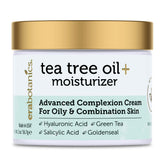 Era Organics Tea Tree Cream jar closeup with calming blemish-balancing texture