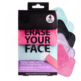 ERASE YOUR FACE reusable cloths closeup for gentle makeup removal on sensitive skin