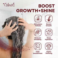 Erbaid Batana Shampoo Bar lathers beautifully for a satisfying wash.
