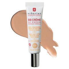 Erborian BB Cream Ginseng Clair tube shows breathable coverage for fair skin