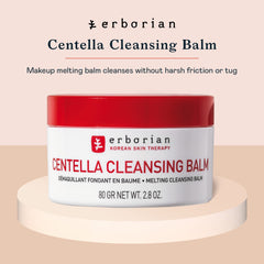 Close-up texture of Erborian Centella Balm for a soothing cleanse.