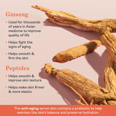 Erborian Ginseng Super Serum texture swatch demonstrates smoothing and even tone potential.