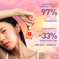 Erborian Skin Therapy Light application on cheek during nightly routine.