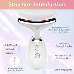 erdnretl 4 operating modes for customized massage routines and targeted skincare benefits.