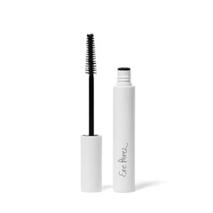 Ere Perez Avocado Waterproof Mascara closeup showing dramatic lashes with long lasting definition