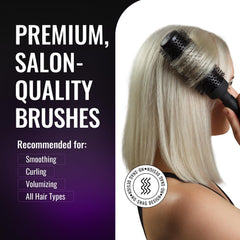 ERGO vented blow-drying design speeds drying while reducing heat buildup.