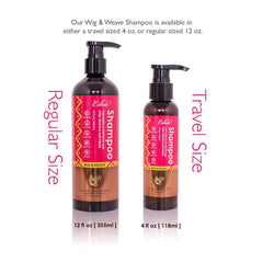 Esha Wig and Weave Revitalizing Shampoo foam demonstrates light cleansing and moisture preservation