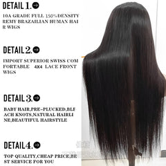ESIWONHAIR pre-plucked baby hair closeup ready-to-wear natural front