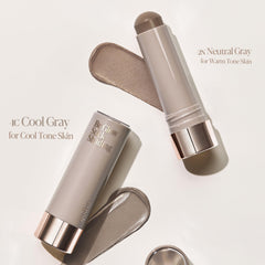 Espoir Be Glow contour swirl demonstrates creamy blend for natural finish.