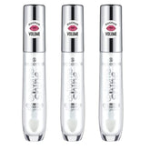 essence Extreme Shine Volume Lip Gloss 3-pack packaging showcases eco-friendly, compact design.