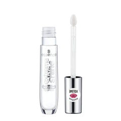 essence Extreme Shine Volume Lip Gloss wand application demonstrates smooth, non-sticky glide.