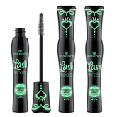 essence lash-princess mascara 3-pack on shelf highlights eco-friendly packaging options