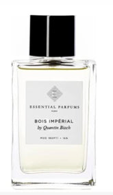 Essential Parfums Bois Imperial EDP 100ml bottle closeup reveals woody sophistication for daily wear.