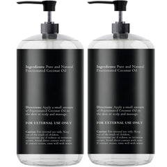 Essentially KateS fractionated coconut oil massage oil image hints at fast-absorbing non-greasy massage.