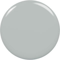 essie expressie in-the-modem swatch showing light gray cream finish.