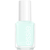 essie First Kiss Bliss nail polish bottle shows mint-green cream shade for a fresh spring look.