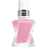 essie gel couture Bodice Goddess bottle shows soft pink lilac shade for elegant everyday wear