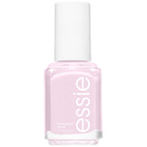 essie glossy-shine-nail-polish shows sheer pink glow for elegant at-home manicures.
