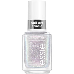 essie Nail Art Studio Pearl Lustrous Luxury bottle shows premium vegan shimmer for luxe nails.