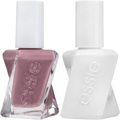essie Take Me To Thread nail polish bottle in plush taupe for longwear wear.