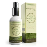 Essynaturals Advanced Hair Growth Oil bottle with dropper for precise scalp application.