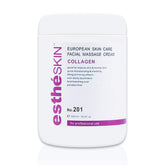 estheSKIN Collagen Facial Massage Cream packaging 1000ml for professional skincare hydration and elasticity