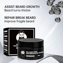 Estimulante Barba balsamo closeup jar highlights rich texture