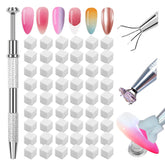 ESUOHYM ombre nail sponges and grabbing pen for clean, precise gradient application.