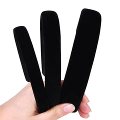 Etercycle velvet padded headband 0-6in width keeps hair neat all day.